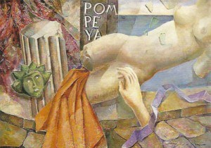 Destrucción de Pompella (92×65 Óleo sobre lienzo)