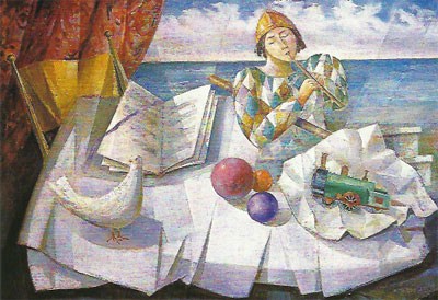 Sonidos de flauta (116×81 Óleo sobre lienzo)